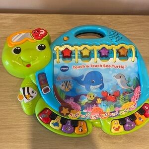 Like new v tech touch and teach sea turtles